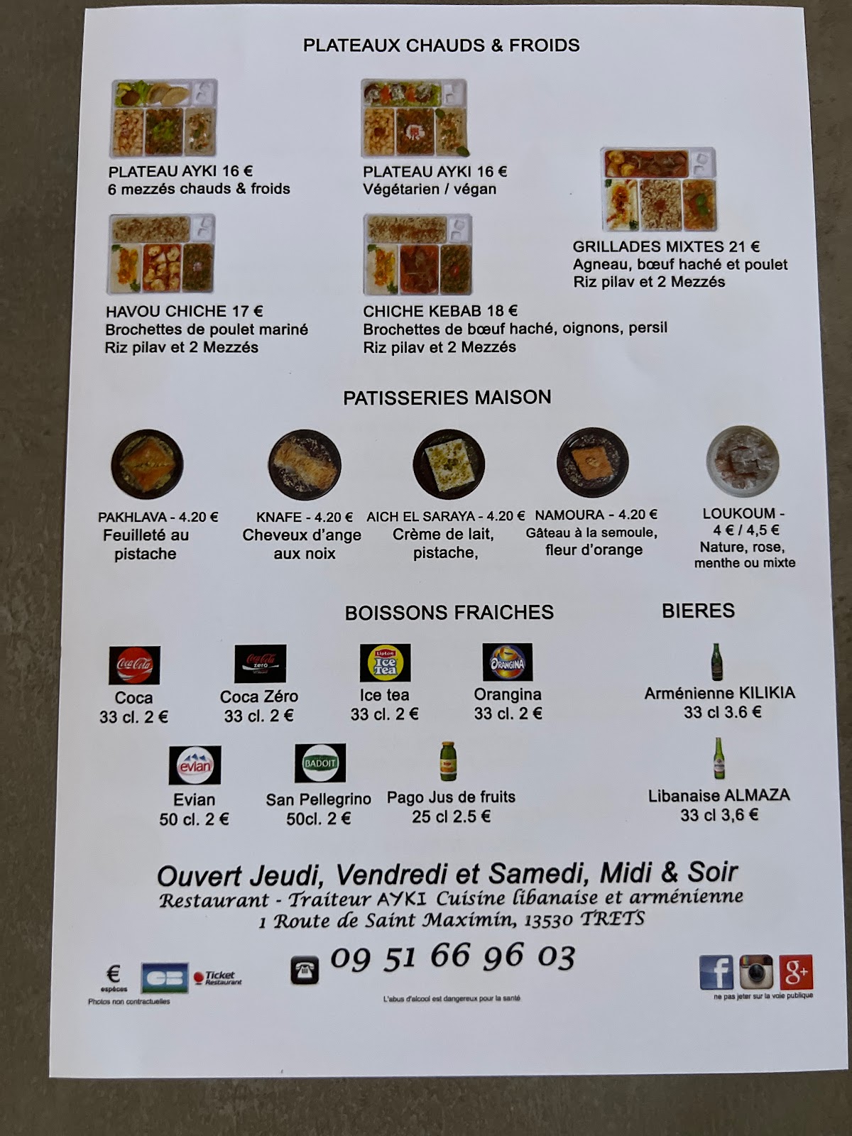 Restaurant AYKI Libanais Arménien - Photo 7