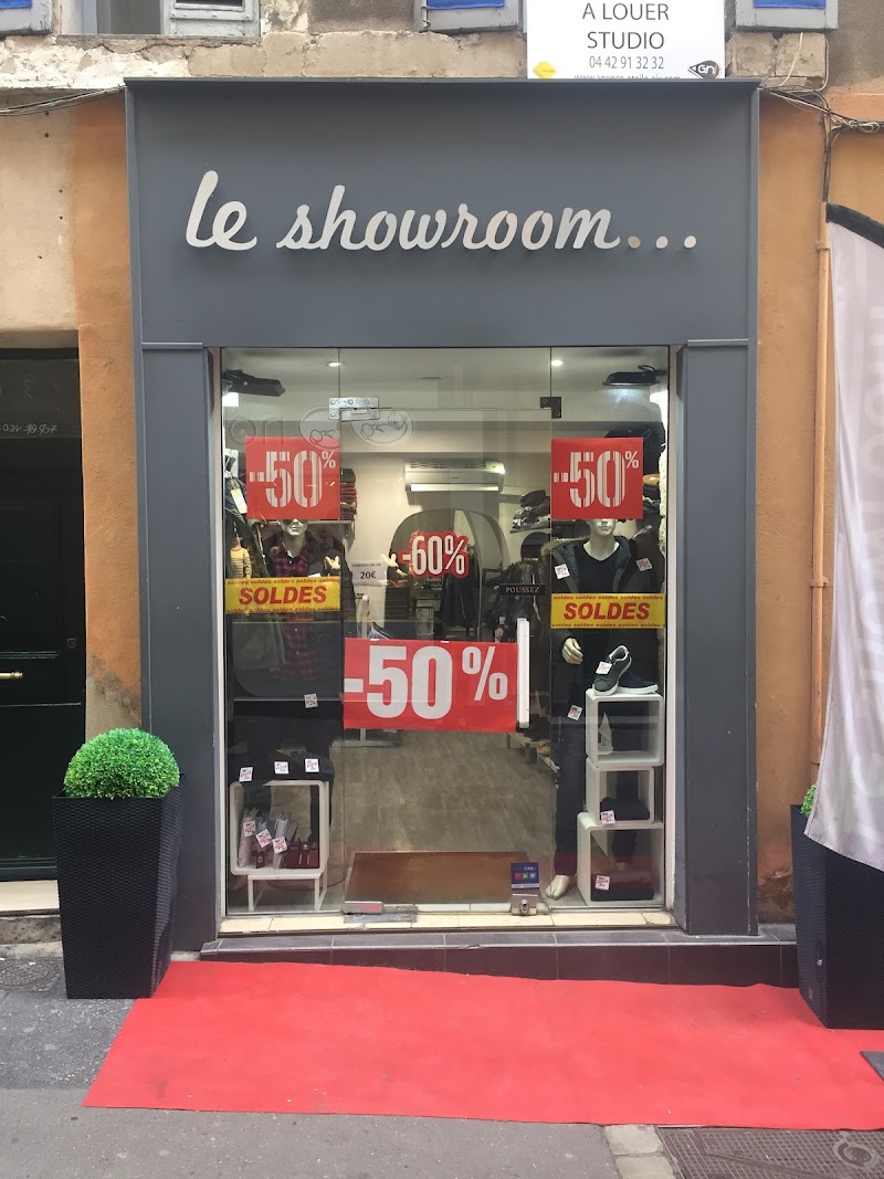 Le showroom...