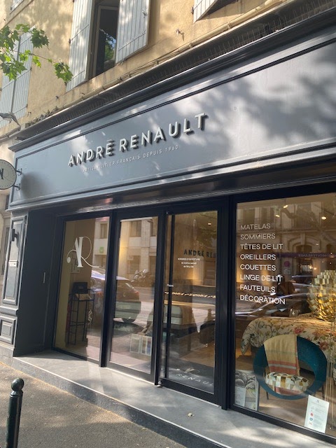 Boutique André Renault Aix-en-Provence, artisan litier depuis 1960